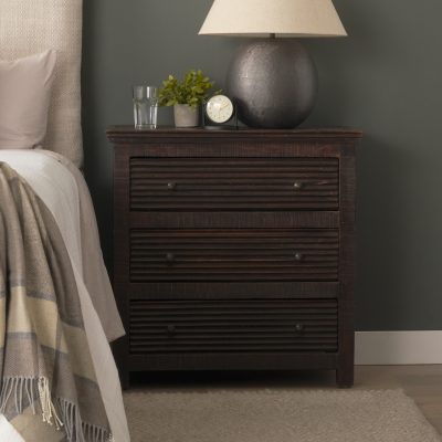 Alternative view of Rhett Reclaimed Wood 3 Drawer Cabinet