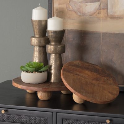 Alternative view of Kerra Small Solid Reclaimed Wood Tray