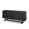 Grier 72" Black Wood W/ Black Cane Sideboard 1 0099971 71146 A