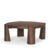 Tammar Round Wood w/ Tapered Legs Coffee Table 1 0089753 70842 AB A