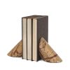 Rahima Brown Forest Marble Angled Bookends 2 0087298 70701 A