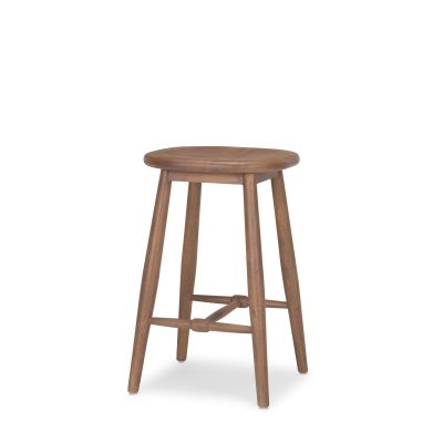 Ernest Medium Brown Wood Counter Stool