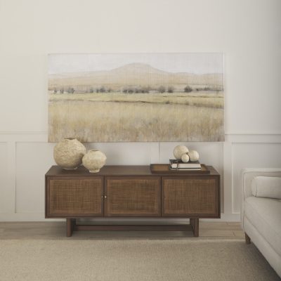 Alternative view of Sunita Set of 3 Beige Paper Mache Orbs