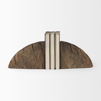 Alternative view of Incana Handmade Reclaimed Wooden Bookends
