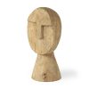 Ivan Medium Wooden Head Sculpture