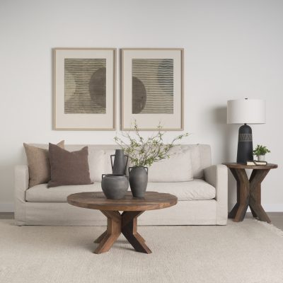 Alternative view of Kilian Medium Brown-Gray Double Ear Vase