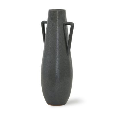Kora Tall Dark Metallic Double Ear Vase