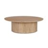 Terra 48L x 48W x 15H Light Brown Wood Round Coffee Table 2 0063966 69878 A