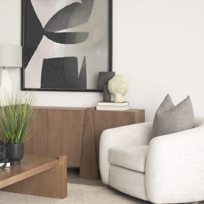 Alternative view of Rylee 13.0H Dark Brown Ceramic Vase