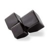 Mayweather (Set of 3) Black Geometric Ceramic Cubes