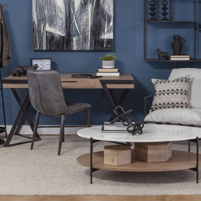 Alternative view of Elyse (Set of 2) 14L x 12W Brown Wooden Hexagonal Boxes