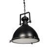 Bashaw III 17x20 Black Metal Conical Pendant Light 2 0032995 68475 A