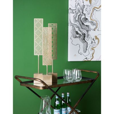 Alternative view of Arondale (Set of 3) 4L x 12W Gold Cutout Decorative Objects