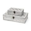 Floribundus (Set of 2) Off-White Decorative Boxes