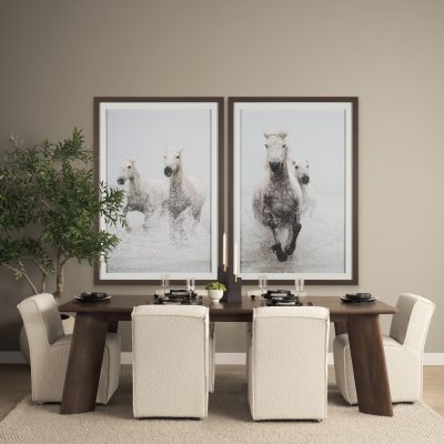 Alternative view of Jonan Solid Dark Brown Mango Wood Rectangular Dining Table