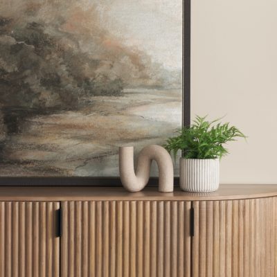 Alternative view of Kailas Resin Textured Sandstone Decorative Object