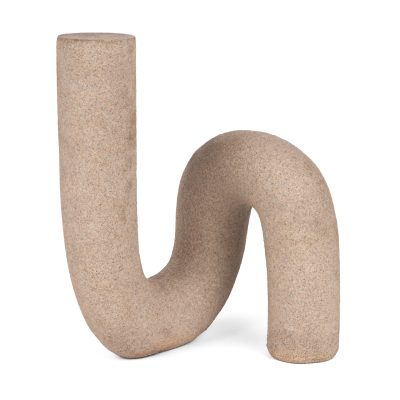 Kailyn Resin Textured Concrete Gray Decorative Object