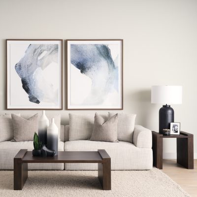 Alternative view of Wesson Dark Brown Wooden Rectangular Coffee Table