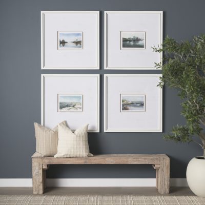 Alternative view of McArthur Whitewash Reclaimed Wood Bench