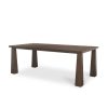 Wolcott Rectangular Dark Brown Solid Wood Dining Table 2 0089953 71018 AB A