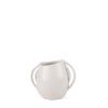 Urvi Short Off White Speckled Asymmetrical Ceramic Vase 2 0090463 70984 A