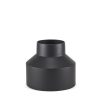 Tosca Medium Matte Black Metal Vase