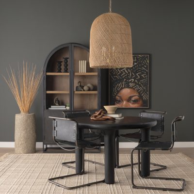 Alternative view of Thad 4-Light Natural Woven Rattan Foyer Chandelier