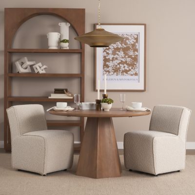 Alternative view of Titus 1-Light Brass Finished Metal Disc Pendant