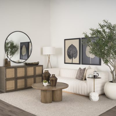 Alternative view of Tavi Medium Brown Round Coffee Table