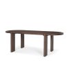 Sohan Dark Elm Wood Oval Dining Table 2 0088109 70853 A