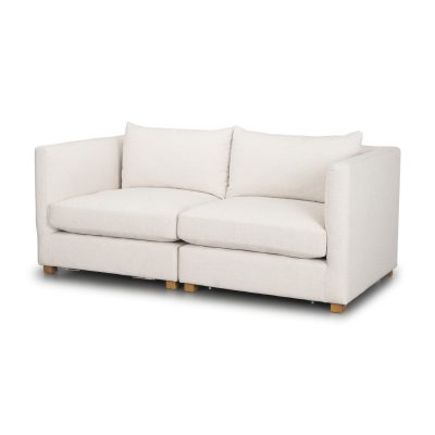 Halston 2 Piece Oatmeal Sofa Set
