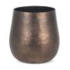 Quade Large Textured Gold Metal Planter 2 0087938 70664 A
