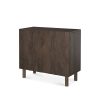 Heera Dark Brown Diamond Motif w/ Shelf Accent Cabinet 1 0087228 70645 A