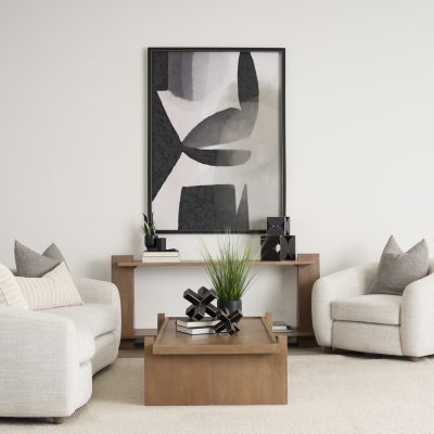 Alternative view of Eula Medium Brown Wood Console Table