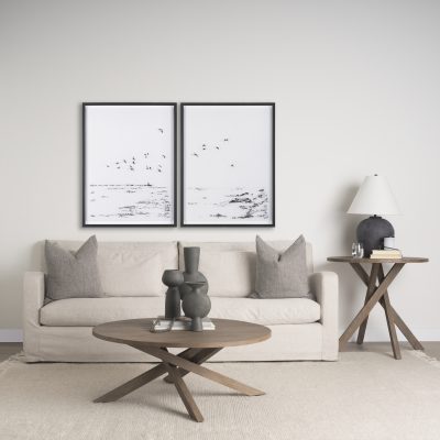 Alternative view of Solana Medium Brown Wood Coffee Table