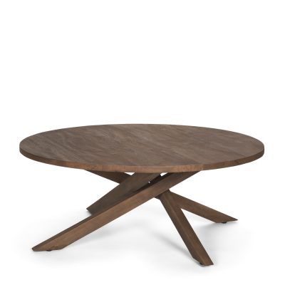 Solana Medium Brown Wood Coffee Table
