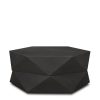 Arreto Hexagonal Hinged Solid Wood Top and Base Coffee Table 2 0082699 70567 A