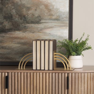 Alternative view of Hope Gold Metal Bookends