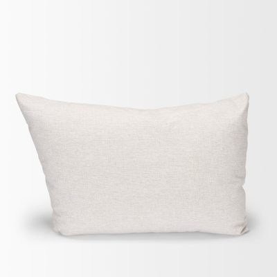 Alternative view of Halston Arm Pillow in Oatmeal Performance Fabric