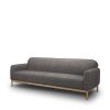 Hale Sofa W/ Medium Brown Wood and Gray Fabric 1 0081863 70418 A
