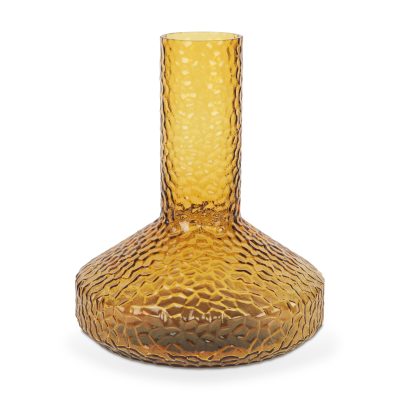 Jolene Tall  Amber Glass Vase