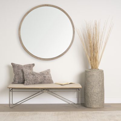 Alternative view of Khloe Taupe Square Pillow Cover