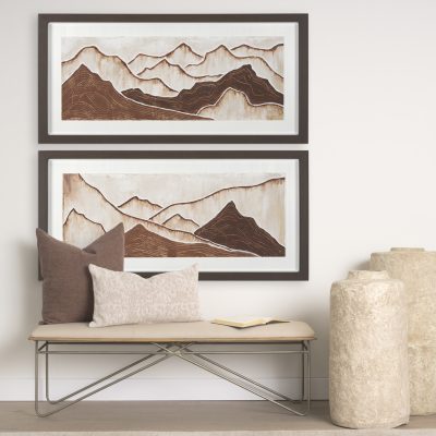 Alternative view of Jack Brown Linen Square Decorative Pillow Cover