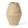 Rundal Small Beige Paper Mache Vase