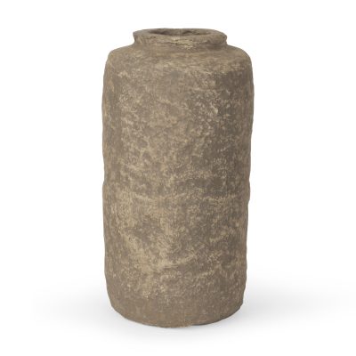 Bala Small Gray Paper Mache Vase