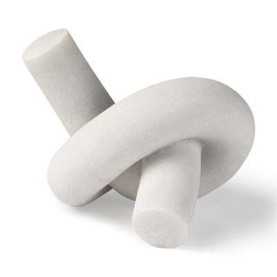 Otto  Granite Resin Large Knot Sculpture Decorative Object