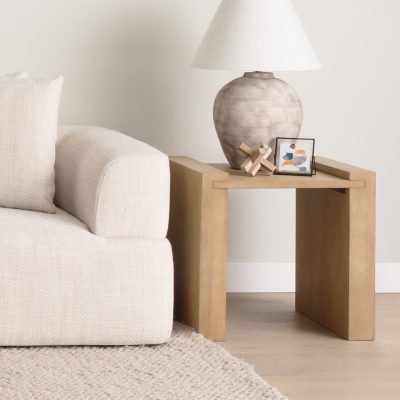 Alternative view of Athelia Light Wood Accent Table