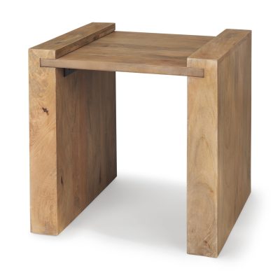 Athelia Light Wood Accent Table