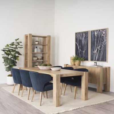 Alternative view of Nikita Set of 2 Large Light-Wash Reclaimed Wood Bowls