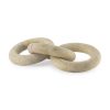 Alize Solid Wood Circular Chain Link Decorative Object